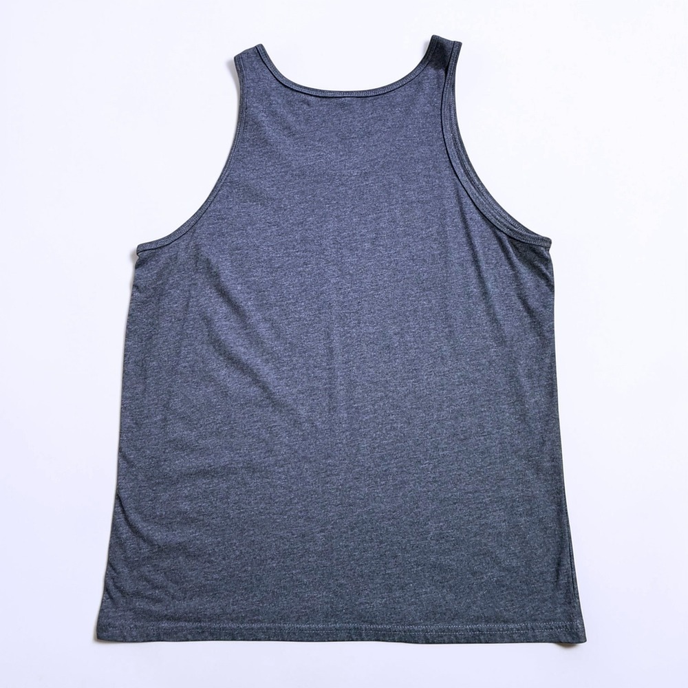 Bella Canvas Womens Patriotic Wine Glass Bleached Graphic Tank‎ Top Navy Medium - Picture 4 of 8